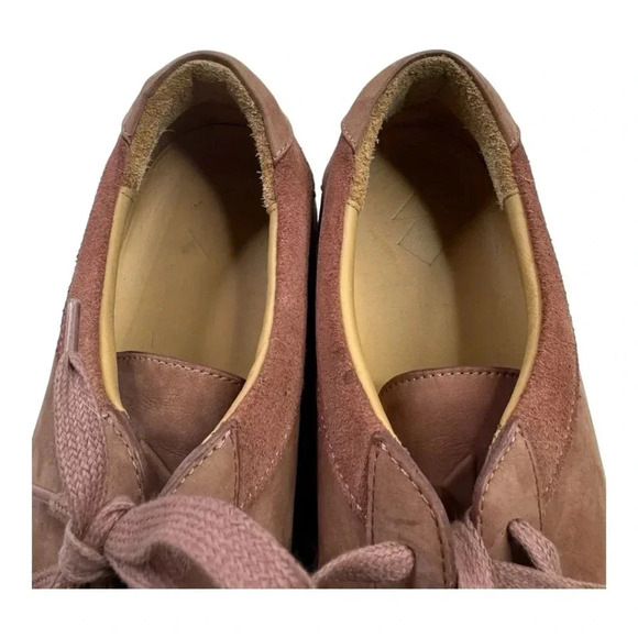 KOIO Capri Suede Leather Low Top Sneakers Clay Red - Picture 12 of 12